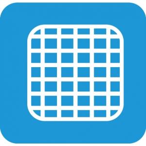 Variante piano rete in ABS per linee THEOREMA a 4 settori